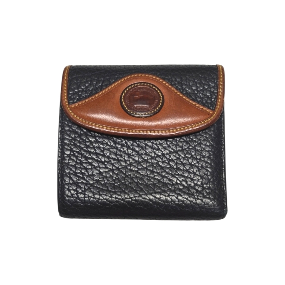 Dooney & Bourke Black and Brown Wallet